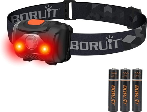 Boruit led head - torch, red