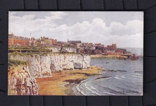 Printed postcard the cliffs - postcard,