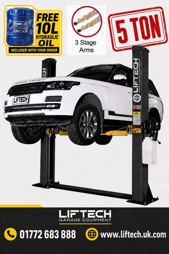 Tonnes vehicle lift - tonnes, ramp