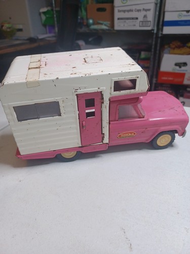 Vintage pink and white tonka - white,
