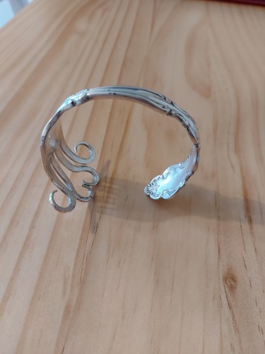 Twisted silver plated vintage - twisted,
