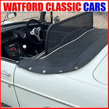 MGB Roadster 1/2 Tonneau cover - Hood Cover -  ALL years  BLACK / WHITE