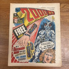 2000AD Prog 2 March 1977 First Judge Dredd Appearance (No gift) Good Condition