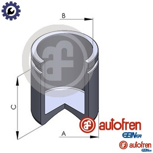 Piston brake caliper - brake,