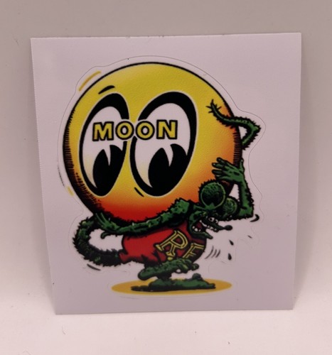Mooneyes racing themed vinyl - mooneyes,
