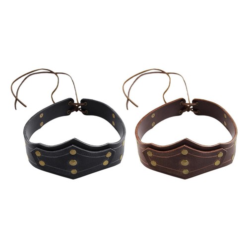 Leather headpiece decorative - leather,