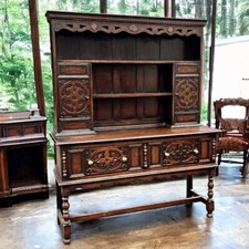 Oak Dresser By Denby & Spinks Of Leeds, Circa 1930's.