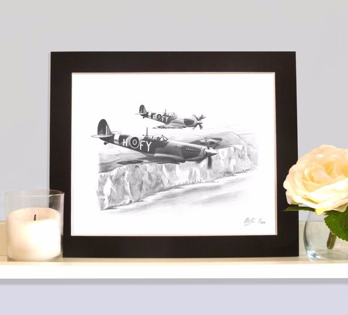 Supermarine spitfire art - supermarine,