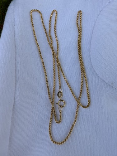 9ct yellow gold necklace - gold,