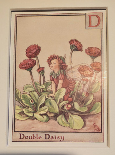 Vintage flower fairies print - vintage,