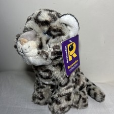 Ravensden Collection Snow Leopard Soft Plush Toy 8” With Tags 