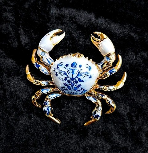 Crab brooch vintage - brooch, inspired