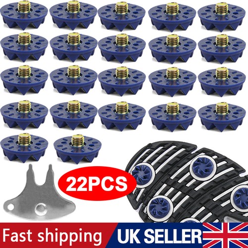22x blue cricket spikes screw - 22x,