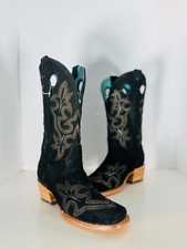 CORRAL WOMEN'S SUEDE WESTERN BOOTS - SQUARE TOE SIZE 8.5