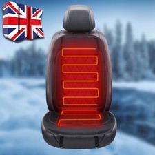 12V Heated Front Car Seat Cushion Cover Universal Heater Warm Cold Winter Pad 