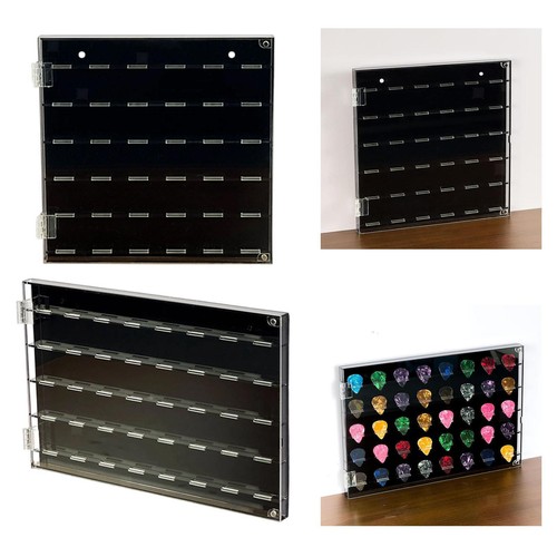Clear guitar pick display box - clear,