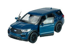 Welly 2023 ford explorer blue - ford,