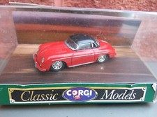 Porsche 356B Hardtop Corgi 1/43 scale - D741/1 Red BOXED