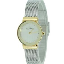 Skagen Ladies Watch Wristwatch Slimline Stainless Steel 358SGSCD
