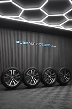 Genuine 17" BMW 1 Series Alloy Wheels REFURBISHED Diamond Cut Run Flat Tyres