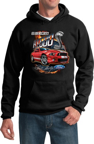 Ford mustang hoodie red shelby - ford,
