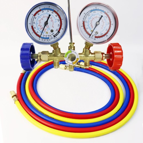 Way manifold gauge set - 3,