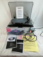 Ion Profile LP Turntable USB Belt Drive Record Player Vinyl to MP3 Converter