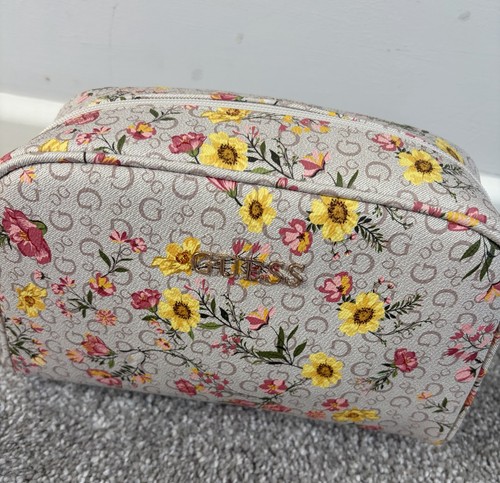 Guess floral zip travel - guess,