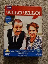 BBC TV 'Allo 'Allo Complete Series DVD Box Set 1-9 Used Very Good Condition