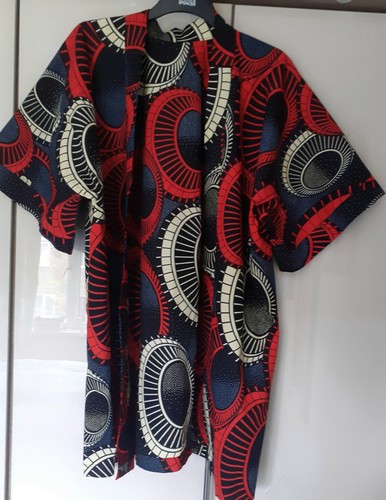 Ankara african fabric kimono - african,