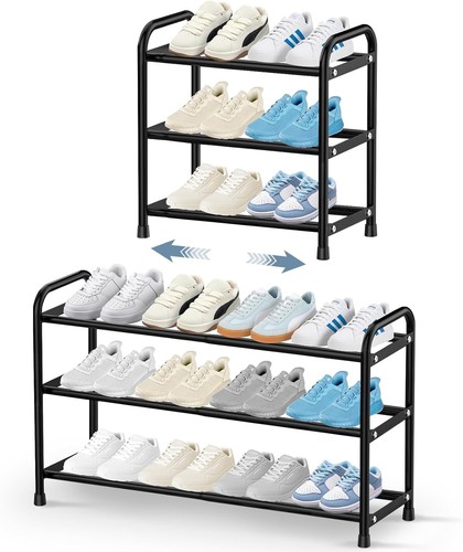 Tier expandable shoe rack - expandable,