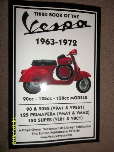 Book vespa 90ss 125 - of,