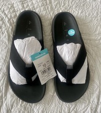 Reef Raglan Flip Flops In Black - Uk9