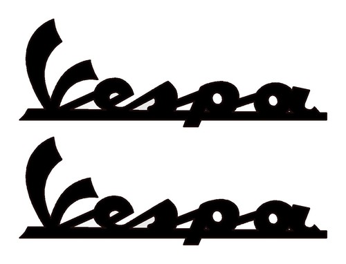 Vespa decals mod ska - 2x,
