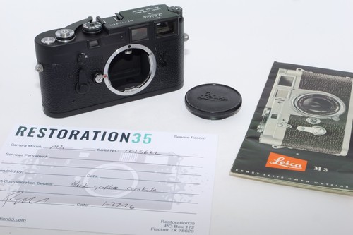 Leica repainted black - leica, ss