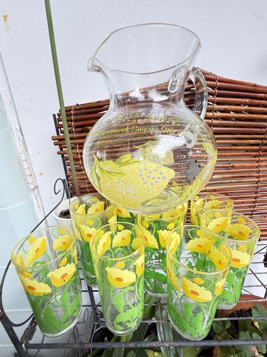 Vintage acrylic lemonade - acrylic, set