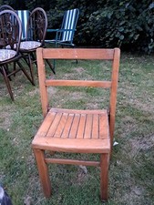 VINTAGE CHILDS CHAIR WOODEN