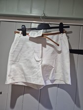 Ladies Zara White Shorts Size
