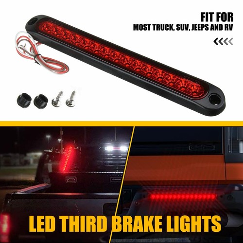 Red led truck trailer - truck,