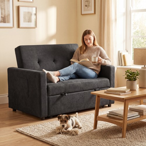 Homcom seater sofa bed - homcom,