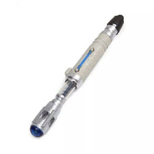 Doctor Who The 10th Doctor Sonic Screwdriver Glow Sounds Scalable New Gift