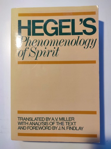 Phenomenology spirit g - phenomenology, of