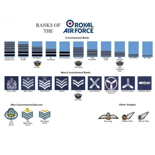 Ranks the royal air - of,