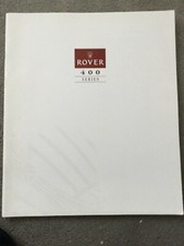 Rover 400 Series brochure
