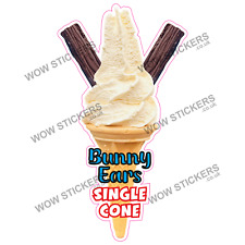 Ice cream van sticker Bunny