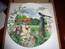 The Farm Cottage Collectors Plate Wedgwood With Certificate And Box