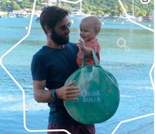 Bada Bulle Tent with Sun Protection 50+ Anti-UV | Baby Sun Shade Tent Pop Up