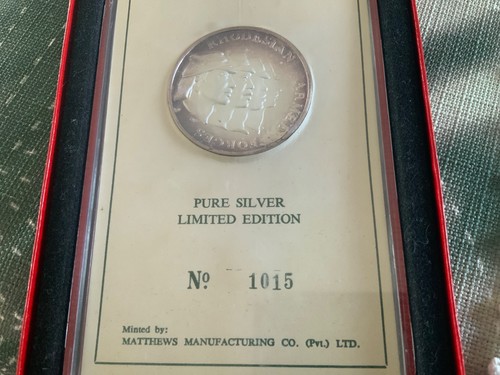 Rhodesian pure silver