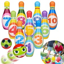 12PCS Kids Bowling Balls Play
