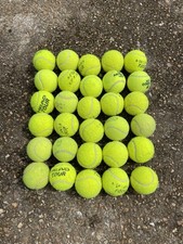 Used Yellow Tennis Balls x 30